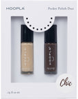 Clean Pocket Nail Polish Duo - Chic