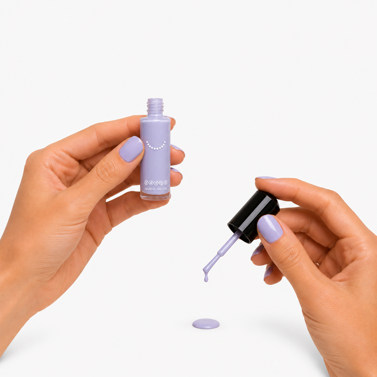 Get Lilac Nail Polish - Vegan, 10Free & Made in USA – Hoopla Happy