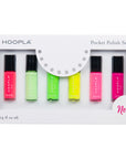 Clean Pocket Nail Polish Set - Neon