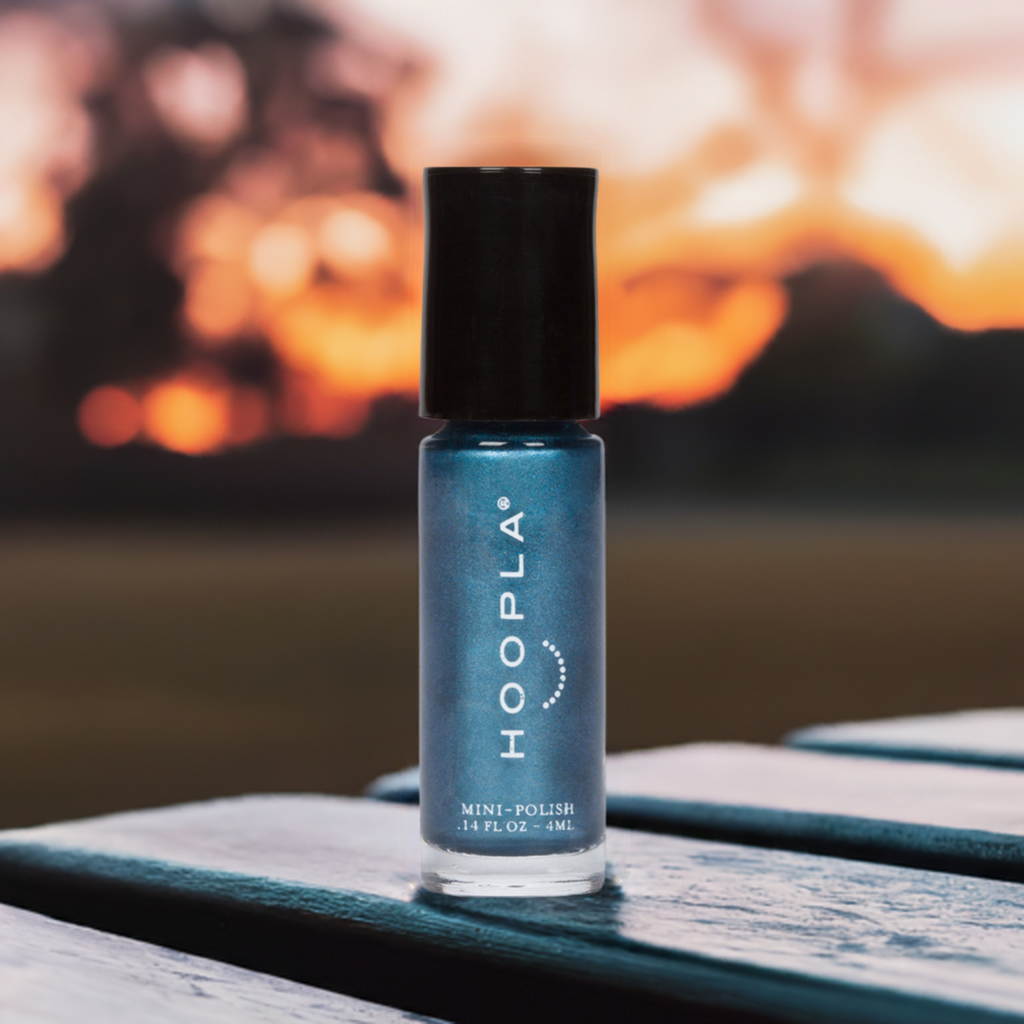 Blue Foil - Clean Nail Polish