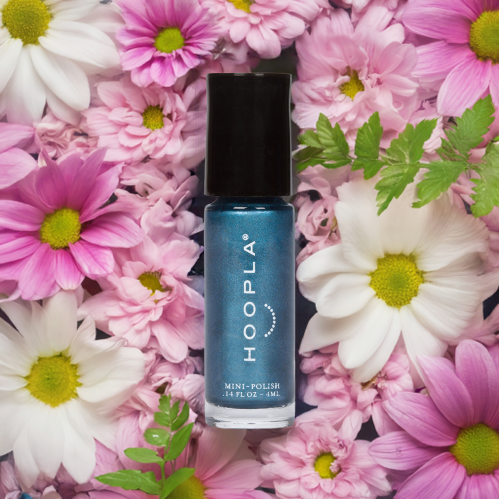 Blue Foil - Clean Nail Polish