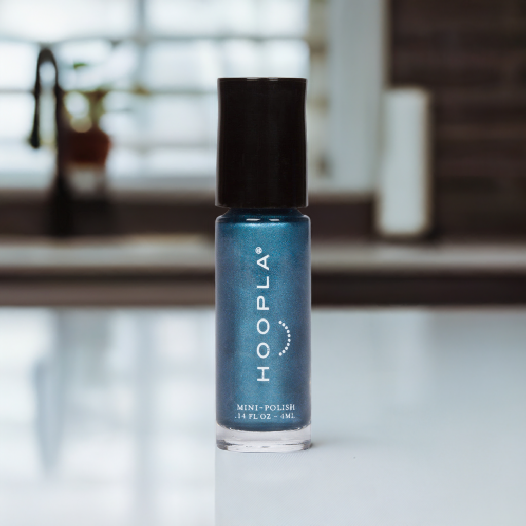 Blue Foil - Clean Nail Polish